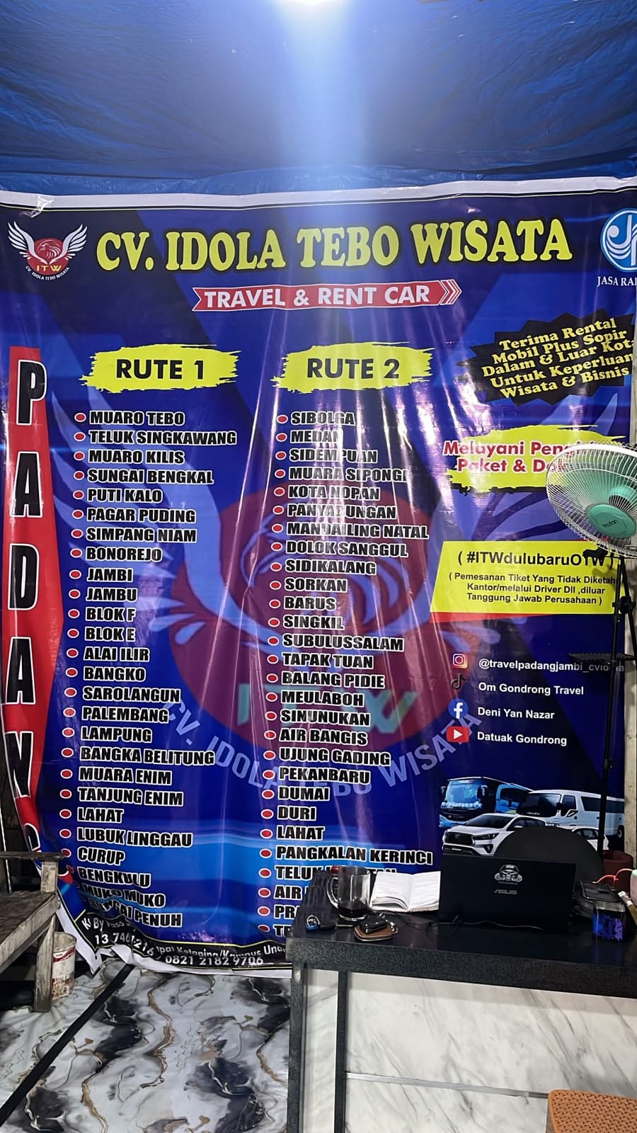 Dokumentasi perjalanan travel dan rental mobil Sumatra 2